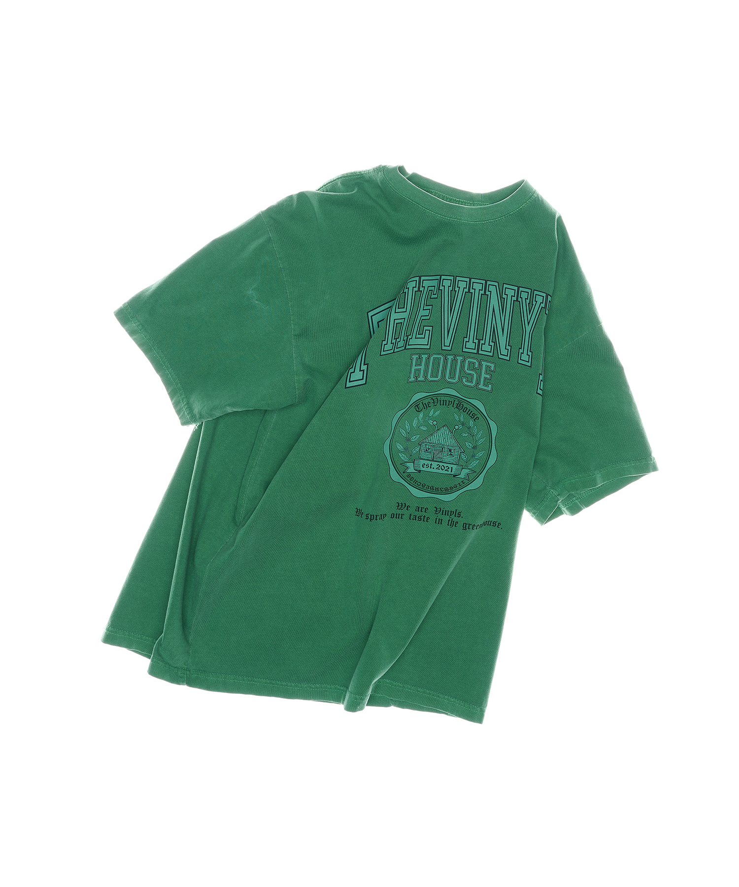 PIGMENT HOUSE COLLEGE TEE GREEN